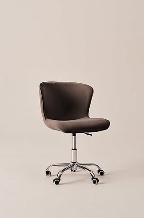 Jotex - Kontorstol Varm gråbrun - LUNDA - Køb Skrivebordsstole hos Jotex