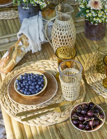 Bloomingville Dekkebrikke Natur Vannhyacint Ø35