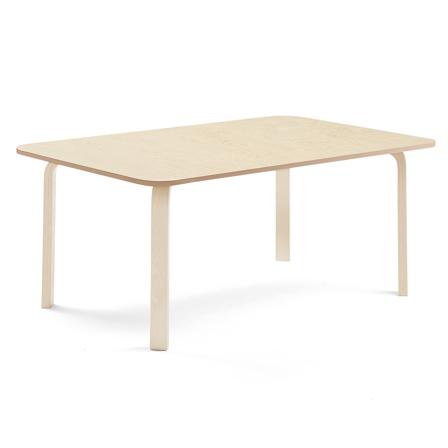 Tisch ELTON, 1800x800x590 mm, Linoleum beige, Birke