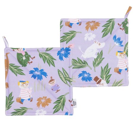 Arabia Mumin grydelapper, lilla, 2 stk. | KitchenOne