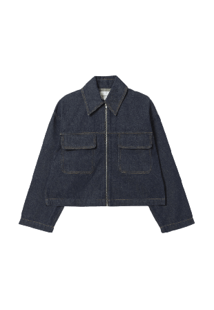 Carin Wester Boxig denimjacka MICHAELA Jackor Blå S