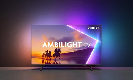 Philips 43" PUS8550/12 QLED Smart Ambilight TV (2025) Ambilight, 4k, UHD, QLED, Titan OS, Smart TV, HDR, Dolby Atmos