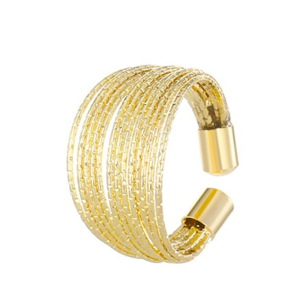 Dam Guld Tumring Kors Personlighet Ring Mode Tjock