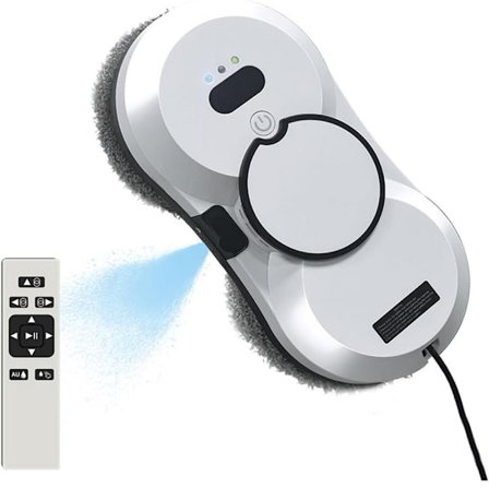 Ikkunanpesurobotti, automaattinen vesisuihkuikkunanpesurobotti 2800Pa vahva imu älykäs ikkunanpesuri, kaukosäätöinen ikkunanpesurobotti