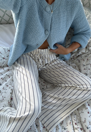 SELECTED Slfviva-gulia Hw Striped Sun P Klær