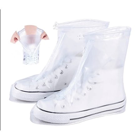 Vanntette Skotrekk Gjenbrukbare Vanntette Lettvektige Sklisikre Skotrekk Skotrekk for Regnværsdager XL