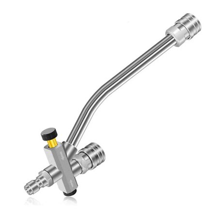 Skumtvätt Dubbel Anslutningstillbehör Professionell Dubbel-Lans Trycktvätt Förlängningsstång För Biltvätt
