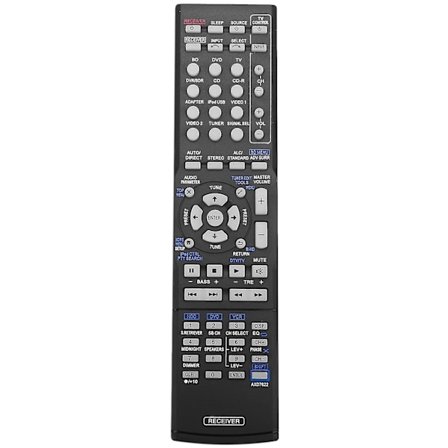 Ny fjärrkontroll passande för Pioneer Vsx-521/axd7660/vsx-422-k/axd7622 AV-receiver TY