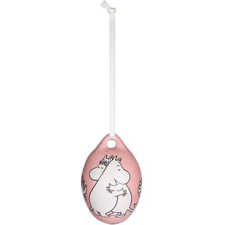 Moomin arabia Kjærlighet påskeegg 67 mm' - 'Rosa
