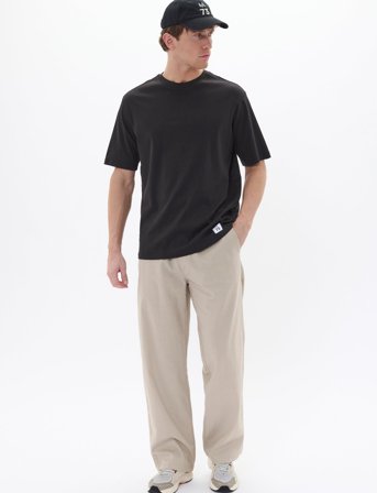 Matinique Mabarton Wide Pants - Beige - XL x 32