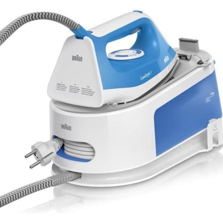 BRAUN IS1012BL - Carestyle 1 Steam Station - 5,5 bar - Ångtryck 340 g/min - Kapacitet 1,5 L Blå och vit