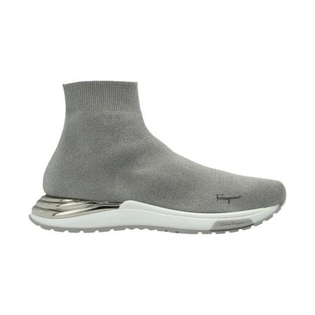 Salvatore Ferragamo ‘Ninette’ sock sneakers , Grijs , Dames , Maat: 38 EU