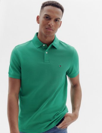 Tommy Hilfiger Core 1985 Regular Polo - Green - L