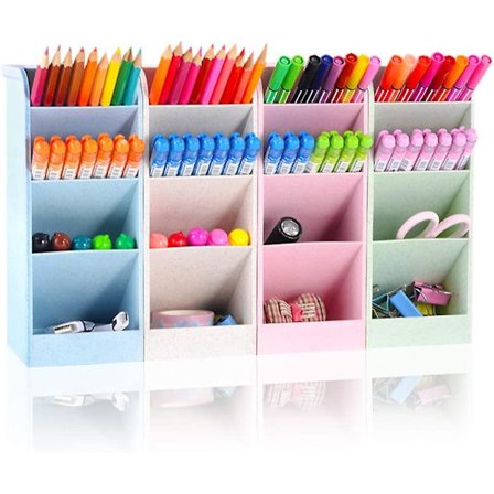 Pennställ Organizer, 4 Färger Pennställ Organizer Och Förvaring