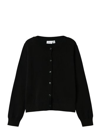 name it Nkfvalane Ls Knit Card Noos - Black - 116