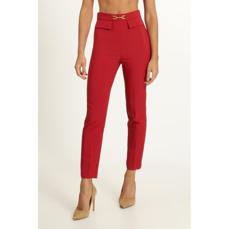 Elisabetta Franchi Bukser MIINTO-dae433cfcdba607558ef Rød, Dame Bukser