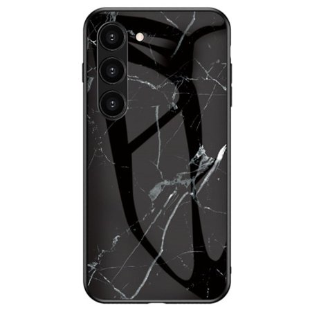 Fantasy Marble Samsung Galaxy S23 Plus Cover - Sort Marmor