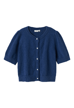 Name It Nkfnabeth 2/4 Sl Knit Card Tröjor & koftor Dam Blå 158/164