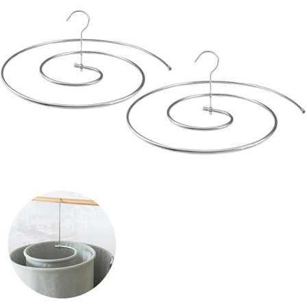 2 st spiralhängare för lakan, hängande torkställ för täcken, Mu-FQ-