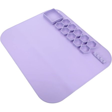 Silikone tegneunderlag DIY silikoneharpiks håndværk DIY underlag silikoneunderlag non-stick silikoneplade silica gel værktøj lavendel