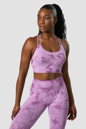 Define Seamless Tie Dye Sports Bra Lavender