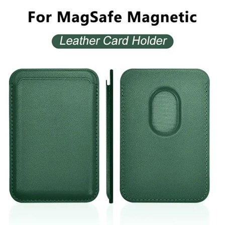 Luksus for Magsafe magnetisk skinn lommebok etui for iPhone 11 12 13 14 15 Pro Max S23 kortholder telefonveske deksel tilbehør
