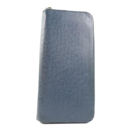 Louis Vuitton Vintage, Pre-owned Zippy Wallet Vertical Blauw, Heren, Maat:ONE Size
