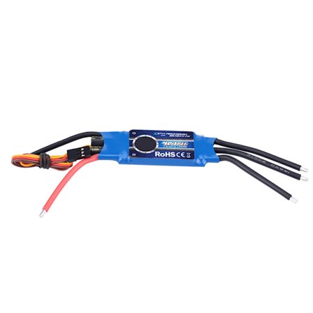 ZTW AL 40A ESC Sähköinen nopeudensäädin 5V / 3A BEC 400-500 kiinteäsiipiseen lentokoneeseen