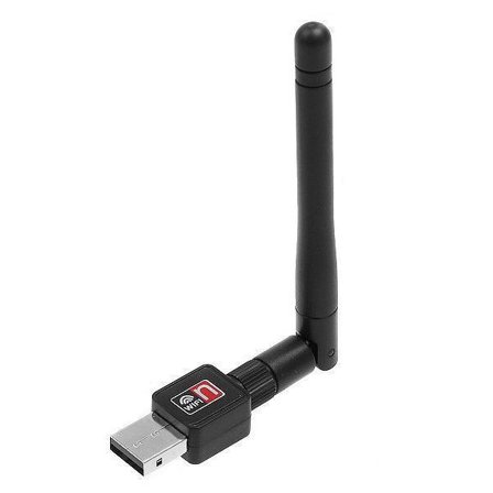 Trådlöst USB-nätverkskort - WiFi-adapter med antenn (300 Mbps)