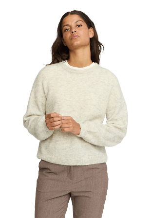 Soft Rebels Srallison Knit Tröjor Dam Brun XS