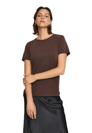 Soft Rebels Srella T-shirt Blusar Dam Brun L