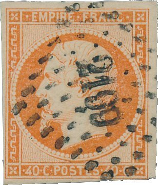 Frankrig 1853 - YT 16a - Stemplet