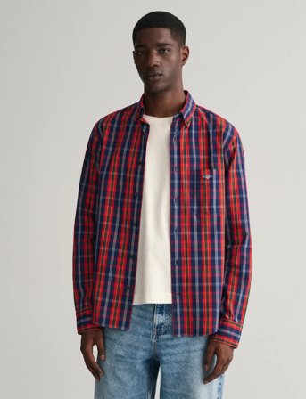 GANT Reg Ut Archive Poplin Check Shirt - Multi/patterned - L