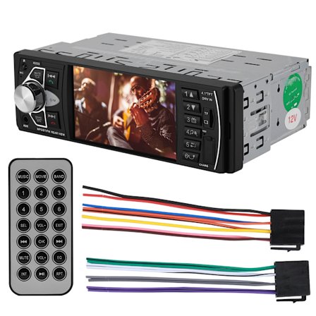 HD 4.1in bilstereo Bluetooth-radio MP5 fram- och backkamera spelare -4022D