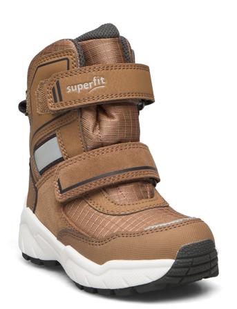 Culusuk 2.0 Vinterstøvletter Med Borrelås Brun Superfit*Betinget Tilbud