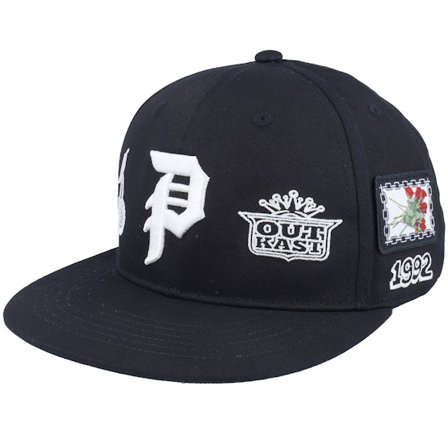 Primitive Apparel - Svart snapback Keps - Jackson Black Snapback @ Hatstore