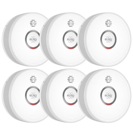 Brandvarnare - ELRO - Pro PS4910 - Automatisk självtilltest - 10 års livslängd - Trådlös