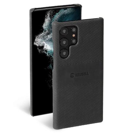 Krusell Galaxy S22 Ultra Skal Äkta Läder - Svart