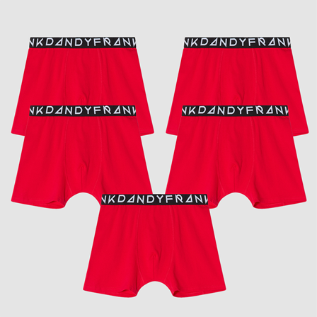 Frank Dandy Boxershorts 5 pack Rød