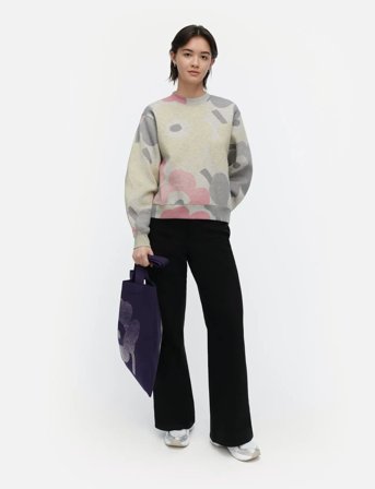 Marimekko Trilce Unikko - Grey - M