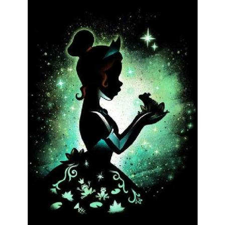 30x40cm 5D DIY Diamantmaleri Full,Serie Cartoon Princess#A,DIY