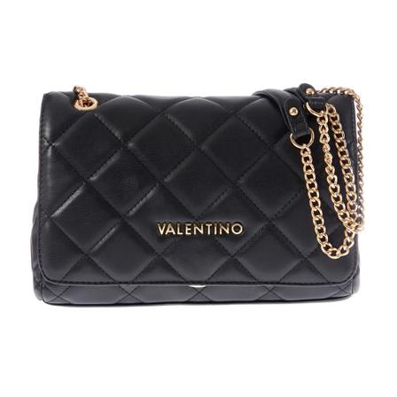Valentino by Mario Valentino Ocarina Taske with Chain Sort, Dame Skuldertasker, Størrelse: ONE Size