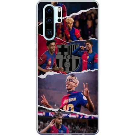 Kompatibelt Mobilskal till Huawei Huawei P30 Pro Yamal Fotboll Spelare Barcelona