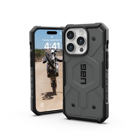 UAG iPhone 15 Pro Mobilskal Magsafe Pathfinder - Silver