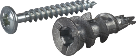 ESSVE Driva Gipsanker 4,5 x 35 mm, TP12, sink 100-pakning, Innfesting