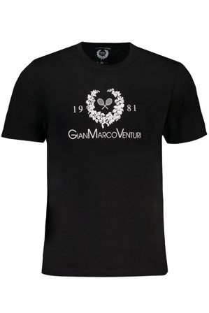 Gian Marco Venturi T-shirt Maniche Corte Uomo Nero