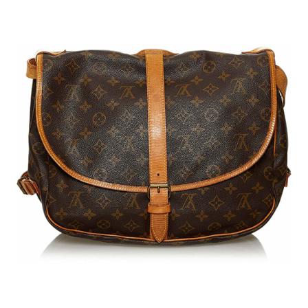 Louis Vuitton Vintage, Pre-owned Bag Bruin, Dames, Maat:ONE Size