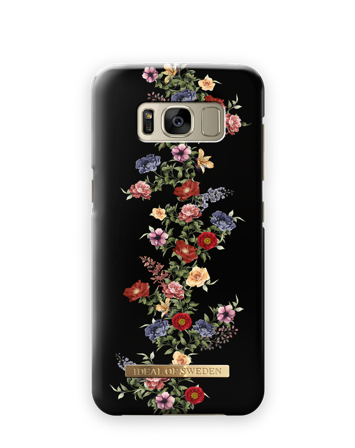 Female deksel, Galaxy S8 Dark Floral, iDeal of Sweden