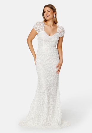 Ida Sjöstedt - Gigi Dress - Ivory - Kläder - - Bubbleroom