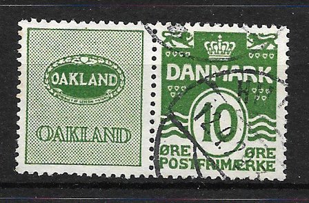 Danmark 1927 - AFA Reklamemærke 8 - Stemplet